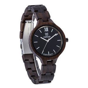 Full Natural Wood Quartz Wristwatch