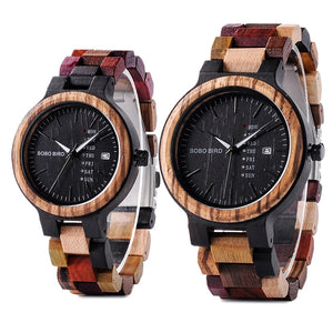 BOBO BIRD Wood Watch Men