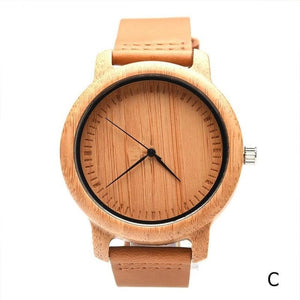 Full Natural Wood Male Watches