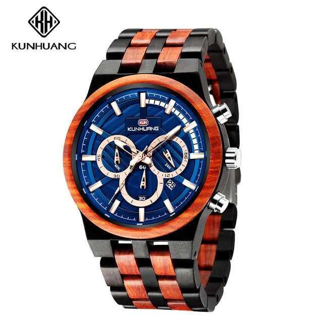 Wood Watch Men Fashion Business