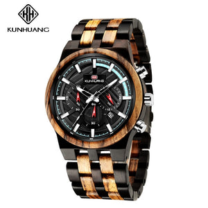 Wood Watch Men Fashion Business