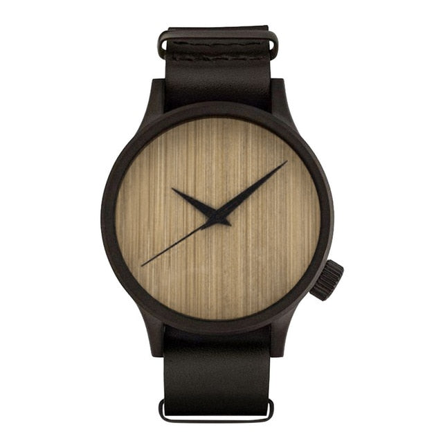 Wood Grain Leather Women Men