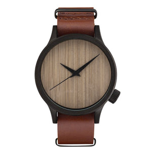 Wood Grain Leather Women Men