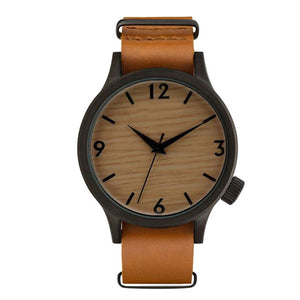 Wood Grain Leather Women Men