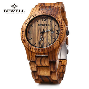 Bewell ZS-W086B Luxury Brand Wood Watch