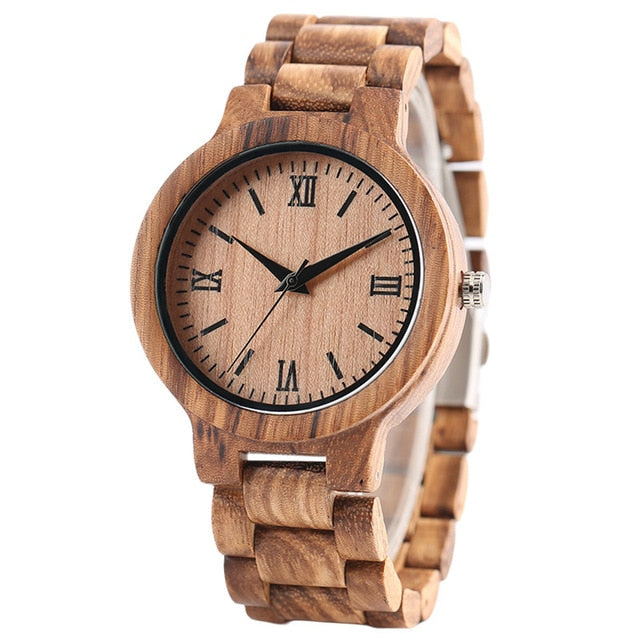 YISUYA Minimalist Full Wooden Watches