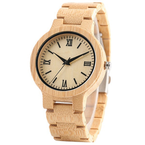 YISUYA Minimalist Full Wooden Watches