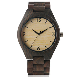 Creative Full Natural Wood Male Watches