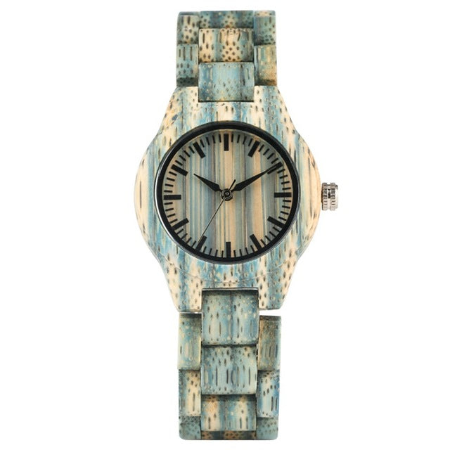 Top Luxury Colorful Wood Watch