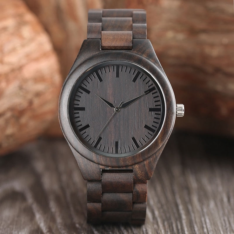 Creative Full Natural Wood Male Watches